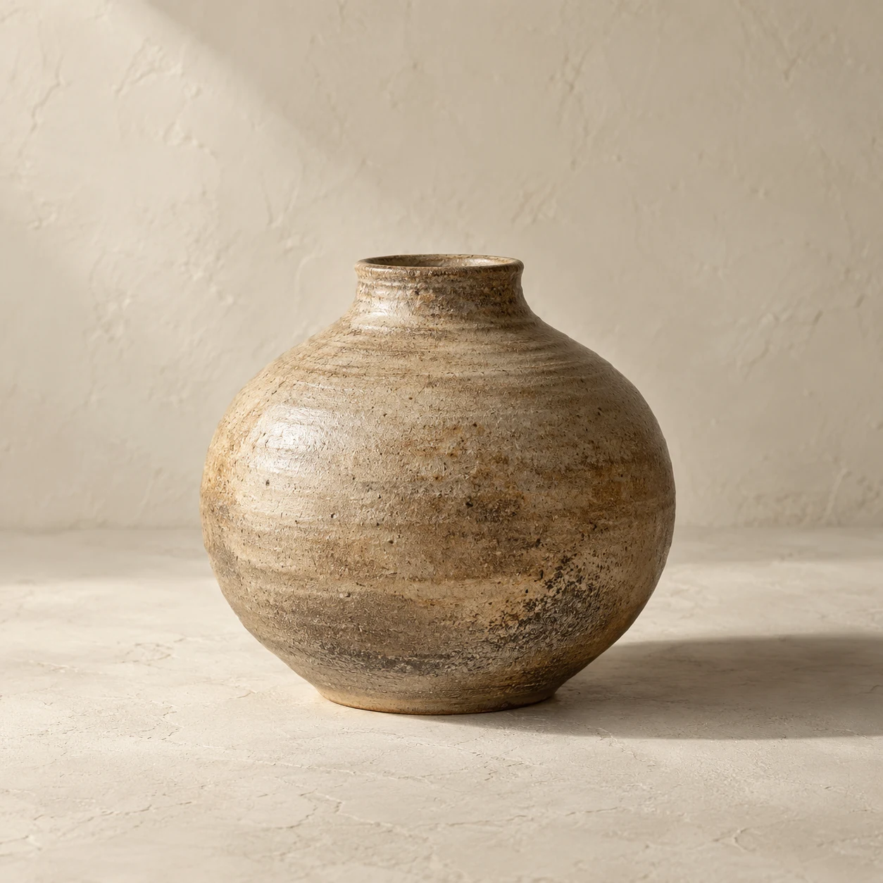 Ceramic vase used in an illustrative antiques website concept